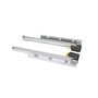 Emuca Jeu de coulisses invisibles Silver, sortie totale, amortie, 440 mm
