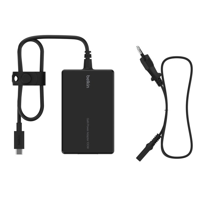 Belkin INC016VFBK Chargeur Universel USB-C GaN 100W Noir Belkin INC016VFBK Chargeur Universel USB-C GaN 100W Noir