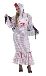 Creaciones Llopis Déguisement Adulte Chulapa Coral Taille L