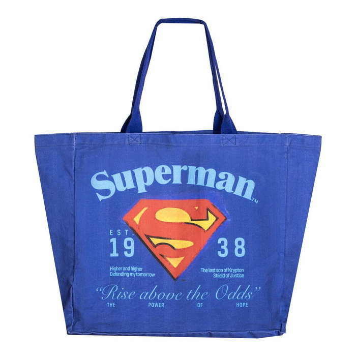 Cerdá Sac shopping tote bag Superman DC Comics - 48x43x17 cm - Composition: 70% polyester, 30% coton Cerdá Sac shopping tote bag Superman DC Comics - 48x43x17 cm - Composition: 70% polyester, 30% coton