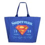 Cerdá Sac shopping tote bag Superman DC Comics - 48x43x17 cm - Composition: 70% polyester, 30% coton