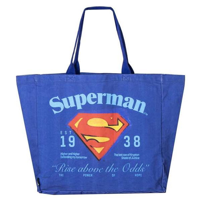 Sac à Achats Superman Bleu foncé 48 x 43 x 17 cm Sac à Achats Superman Bleu foncé 48 x 43 x 17 cm