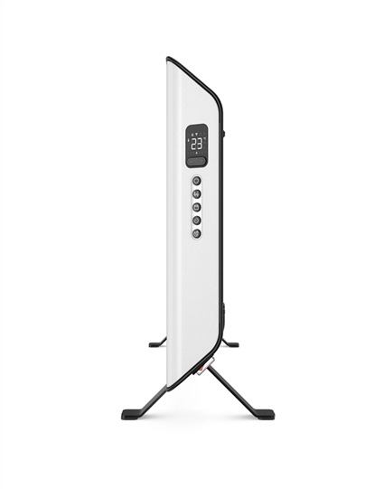 Duux DXCH13 Calefactor convecteur intelligent Edge 1500 W, blanc, IP24, commande par application et télécommande, pour pièces jusqu'à 20 m²