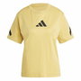 T-shirt à manches courtes femme Adidas Z.N.E. Jaune