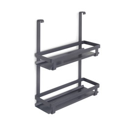 Emuca Porte-bocaux à épices Titane, acier, gris anthracite