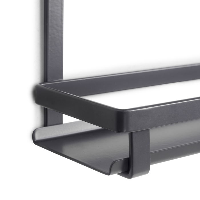 Emuca Porte-bocaux à épices Titane, acier, gris anthracite