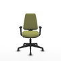 PIQUERAS Y CRESPO Chaise de Bureau Elche Contact Vert olive avec Accoudoirs 1D