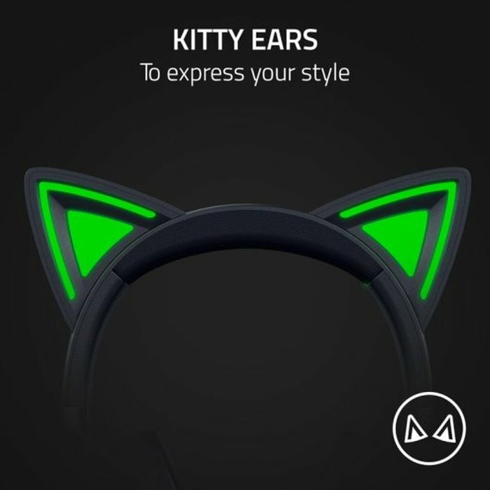 Razer Kraken Kitty V2 Casque Gaming RGB Chat USB - RZ04-04730100-R3M1 - Micro intégré - Noir Razer Kraken Kitty V2 Casque Gaming RGB Chat USB - RZ04-04730100-R3M1 - Micro intégré - Noir