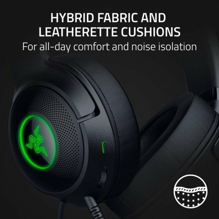 Razer Kraken Kitty V2 Casque Gaming RGB Chat USB - RZ04-04730100-R3M1 - Micro intégré - Noir Razer Kraken Kitty V2 Casque Gaming RGB Chat USB - RZ04-04730100-R3M1 - Micro intégré - Noir