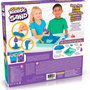 Spin Master Set de Sable Cinétique Azul Kinetic Sand 6067478 - Cofret avec 450g de Sable, 4 Moules et Outils, Bac, 3 Ans et Plus