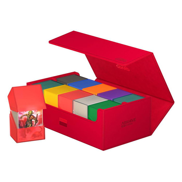 Ultimate Guard Arkhive 800+ XenoSkin Monocolor Rouge