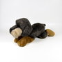 Deqube Peluche Dachshund Tumbado 25Cm avec licence Bocalan pour enfants dès la naissance