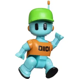 BANDAI Figurine articulée Stumble Guys Robot Guy 11 cm avec stickers - Jouet pour enfants 4 ans et plus