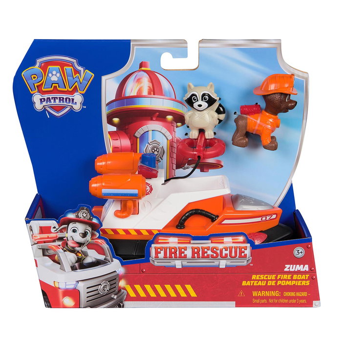 Spinmaster Véhicule Zuma Fire Rescue et figurine Pat'Patrouille Spinmaster Véhicule Zuma Fire Rescue et figurine Pat'Patrouille