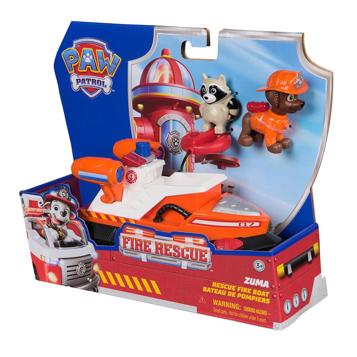 Spinmaster Véhicule Zuma Fire Rescue et figurine Pat'Patrouille Spinmaster Véhicule Zuma Fire Rescue et figurine Pat'Patrouille
