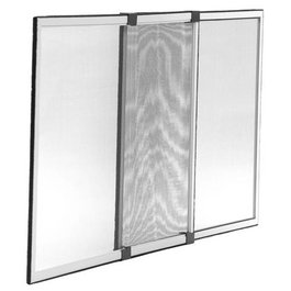 Burcasa Moustiquaire Extensible Aluminium Blanc 50x70/130