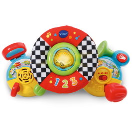 V-Tech Volant de Passeur 80-192522 - Volant Interactif d'Éducation Routière avec Voix, Lumières, Musique, Levier de Vitesse et Clés - Jouet Éducatif Enfant dès 6 Mois