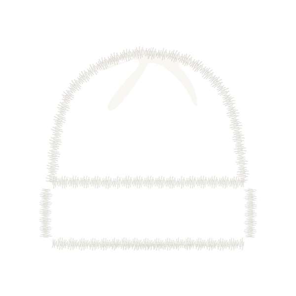 Cerdá Gorro Punto Nightmare Before Christmas Bonnet Blanc 22.0 x 2.0 x 21.0 cm