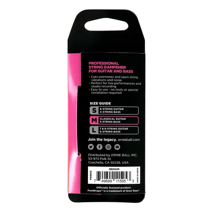 ERNIE BALL FretWrap de Gruv Gear MD