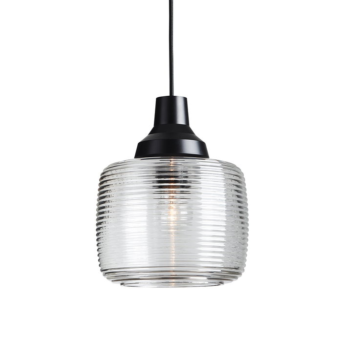 New Wave Stripe Clear Lámpara Colgante E27