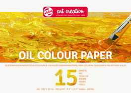 Talens Art Creation Papier pour Peinture à l'Huile A4 300 g