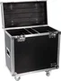 Algamlight Flight Case avec roues pour 2x MH200 – Bois – Noir