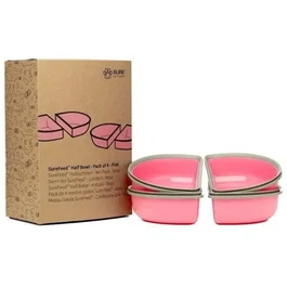 Sureflap Demi-bol SureFeed - Lot de 2 (rose)