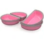 Surefeed Lot de 2 demi-bols rose