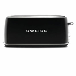 Sweiss Grille-pain vintage GRV9 2 fentes Noir 1500 W