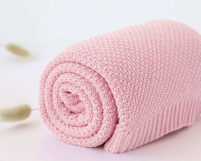 KioKids Couverture en Bambou Rose KioKids Couverture en Bambou Rose