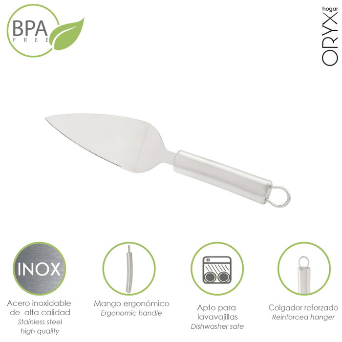 ORYX Spatule pour tartes en acier inoxydable 5,5 x 26,5 cm ORYX Spatule pour tartes en acier inoxydable 5,5 x 26,5 cm