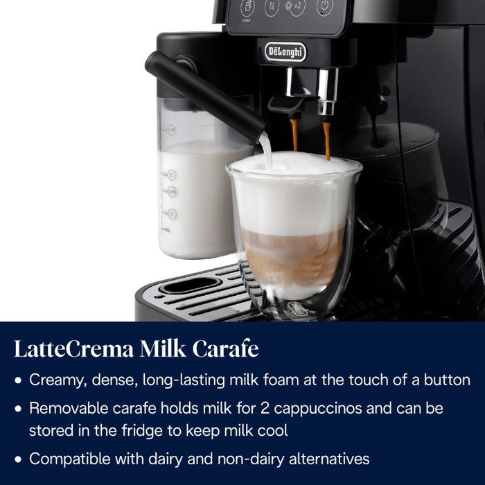 De'Longhi ECAM 220.60.B - Machine à café expresso automatique Magnifica Start Milk, 1,8 L, noir De'Longhi ECAM 220.60.B - Machine à café expresso automatique Magnifica Start Milk, 1,8 L, noir