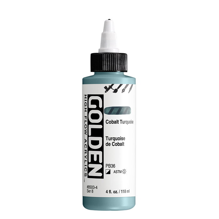 Golden Peinture Acrylique High Flow Turquoise Cobalt 118 ml Golden Peinture Acrylique High Flow Turquoise Cobalt 118 ml