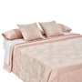 BigBuy Home Couvre-lit MARCH Rose Grand lit 2 personnes 250 x 250 x 2 cm