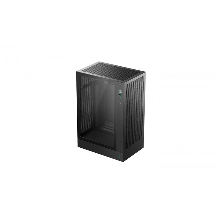 DeepCool CH170 Plus Boîtier PC Gaming Micro-ATX Noir avec Vitre Trempée R-CH170-BKNGM0-G