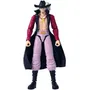 Bandai Figurine Anime Heroes One Piece Dracule Mihawk Oeil de Faucon 17 cm avec 16 points d'articulation et mains supplémentaires
