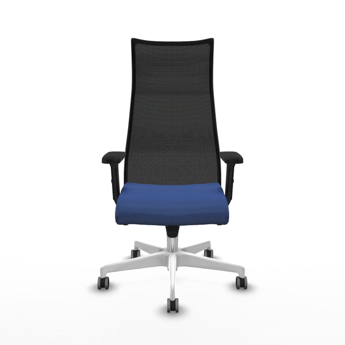 Piqueras y Crespo Chaise de Bureau Albacete Bleu Marine et Noir