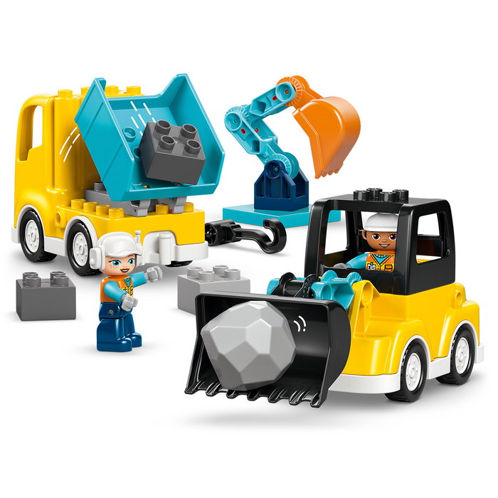 LEGO DUPLO Les véhicules de chantier 3-en-1 10475