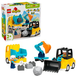 LEGO DUPLO Les véhicules de chantier 3-en-1 10475