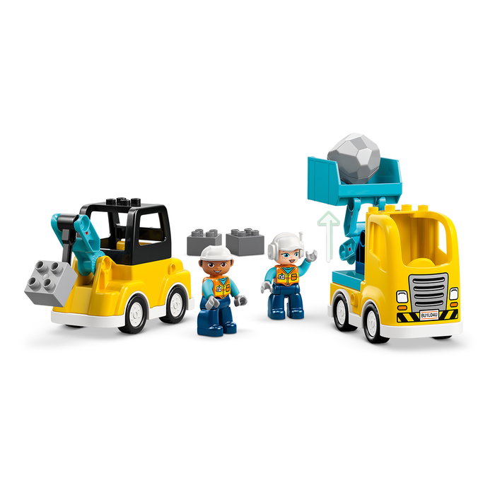 LEGO DUPLO Les véhicules de chantier 3-en-1 10475