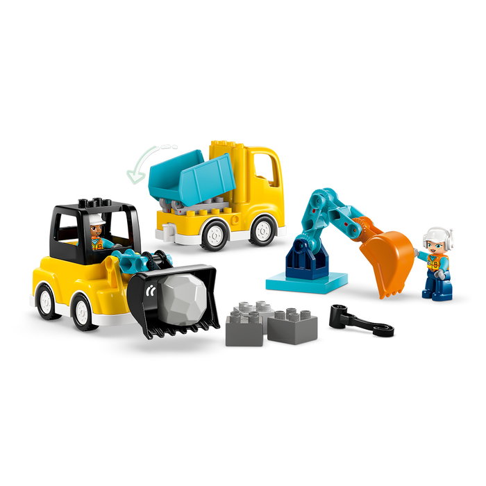 LEGO DUPLO Les véhicules de chantier 3-en-1 10475