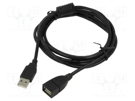 GOOBAY Câble USB 2.0 de 2m, USB A vers USB A