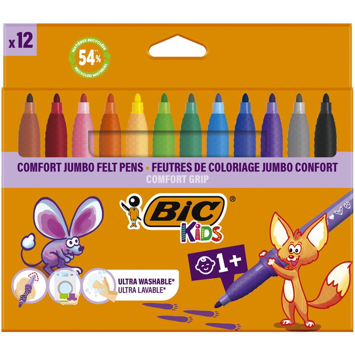 Kit de Dessin Bic 517250 Multicouleur (12 Unités)