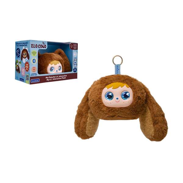 Lexibook Elo Coco Peluche Interactive avec Yeux Animés et I.A. Lexibook Elo Coco Peluche Interactive avec Yeux Animés et I.A.