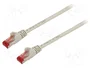 GOOBAY Câble Ethernet Patch Cord Cat 6 S/FTP 1m Gris