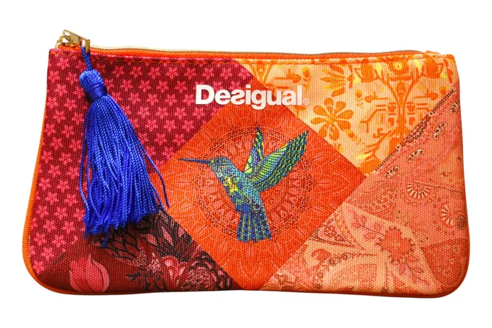 Desigual Vanity-case en textile motif Oiseau Desigual Vanity-case en textile motif Oiseau