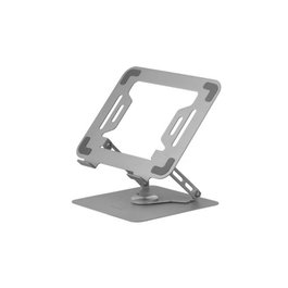 Mars Gaming MA-RSN Support pour Ordinateur Portable et Tablette jusqu'à 17 Pouces, Réglable en Hauteur et Inclinaison, Rotation 360°, Pliable, Noir