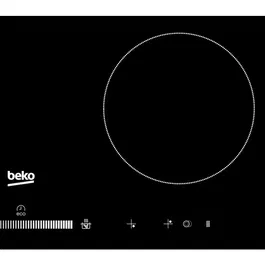 Beko HIC64502T Plaque de cuisson vitrocéramique 4 foyers Hi-Light 6700W Noir 58 x 51 cm Touch