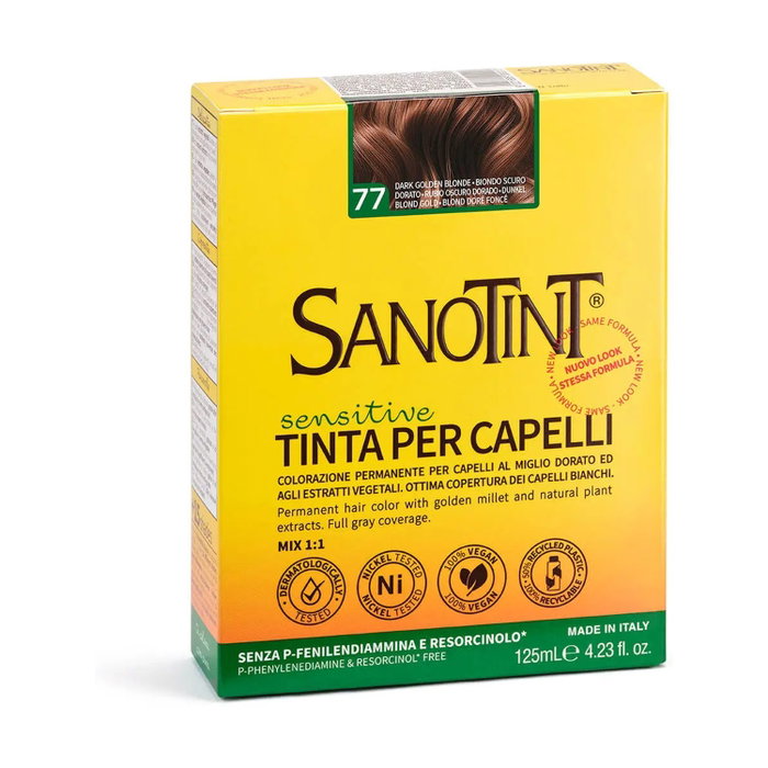 Sanotint Sensitive 77 Rubio Oscuro Dorado Sanotint Sensitive 77 Rubio Oscuro Dorado