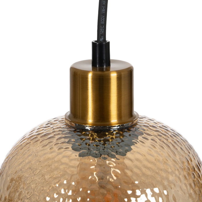BigBuy Home Suspension Doré Caramel 60 W BigBuy Home Suspension Doré Caramel 60 W